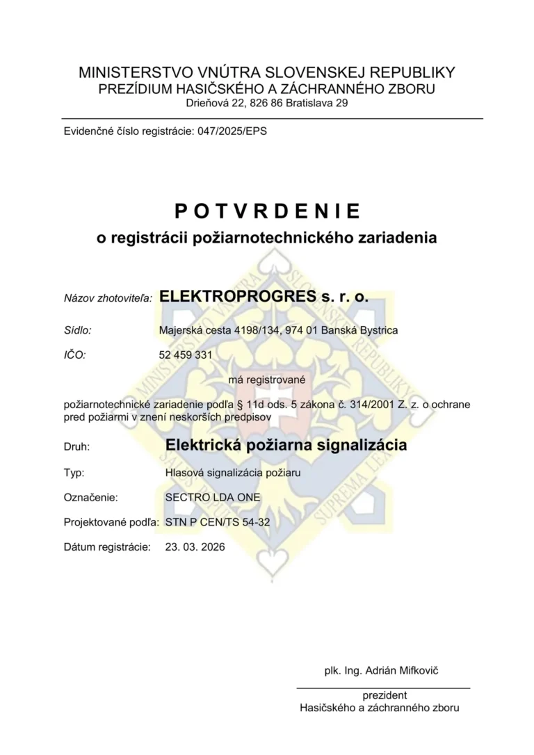 Cert hsp 047